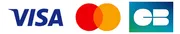 Paiement par Visa, Mastercard et Carte Bancaire